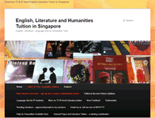 Tablet Screenshot of englishliteraturetuition.com